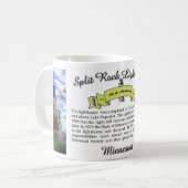 Split Rock Lighthouse 100th Jubileum mok (Voorkant links)