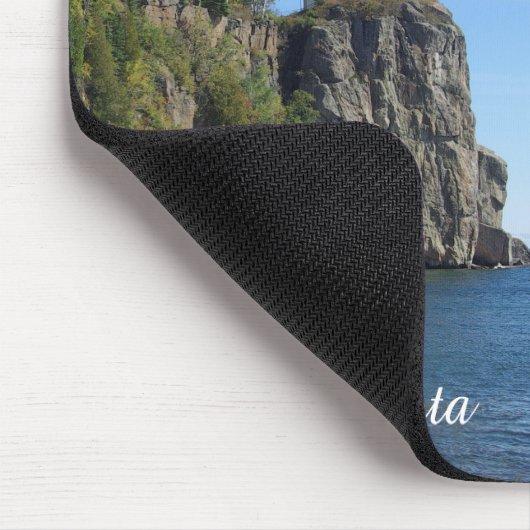 Split Rock Lighthouse 2 afbeelding mousepad Muismat (Hoek)