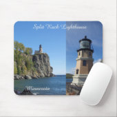 Split Rock Lighthouse 2 afbeelding mousepad Muismat (Met muis)