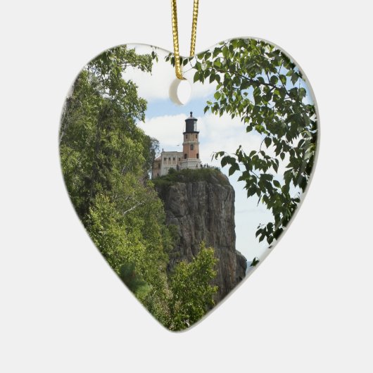 Split Rock Lighthouse 2 Keramisch Ornament (Links)
