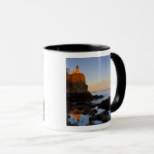 Split Rock Lighthouse bij zonsondergang nabij Two Mok (Voorkant rechts)