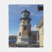 Split Rock Lighthouse blanket Fleece Deken (Voorkant)