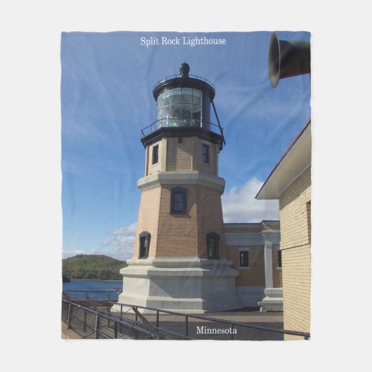 Split Rock Lighthouse blanket Fleece Deken (Voorkant)