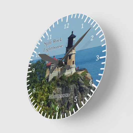Split Rock Lighthouse clock Ronde Klok (Hoek)