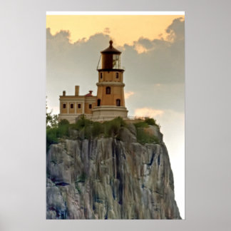 Split Rock Lighthouse Close Poster