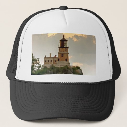 Split Rock Lighthouse Close Trucker Pet (Voorkant)