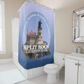 Split Rock Lighthouse Douchegordijn (In situ)