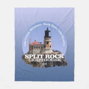 Split Rock Lighthouse Fleece Deken