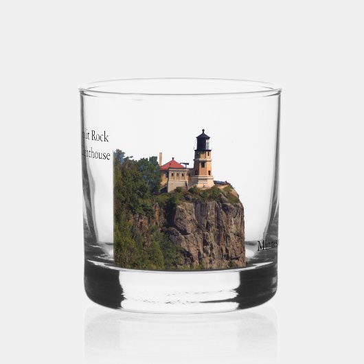 Split Rock Lighthouse glass Whisky Glas (Voorkant)