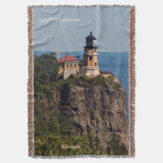 Split Rock Lighthouse goot deken (Voorkant Verticaal)