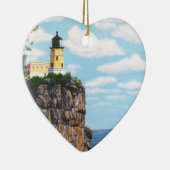Split Rock Lighthouse Keramisch Ornament (Rechts)