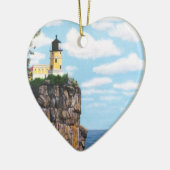 Split Rock Lighthouse Keramisch Ornament (Links)