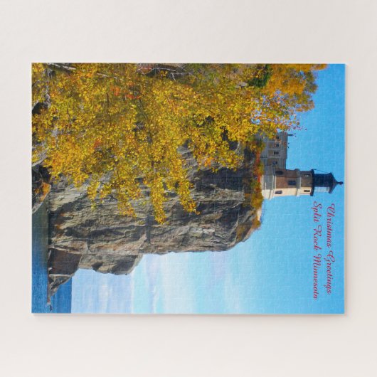 Split Rock Lighthouse Lake Superior. Legpuzzel (Horizontaal)