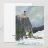 Split Rock Lighthouse Minnesota bedankkaart (Voorkant / Achterkant)