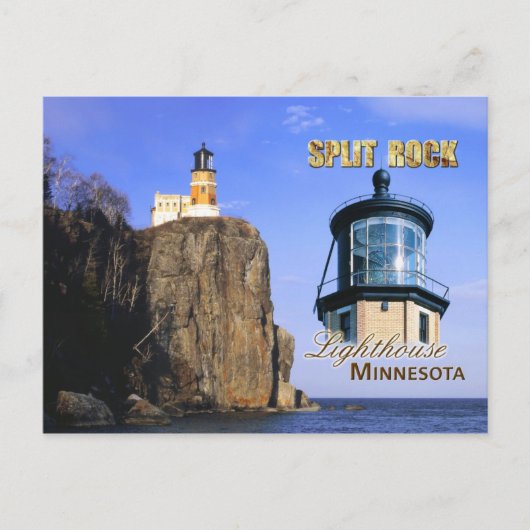Split Rock Lighthouse, Minnesota Briefkaart (Voorkant)