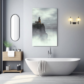 SPLIT ROCK LIGHTHOUSE - MINNESOTA CANVAS AFDRUK