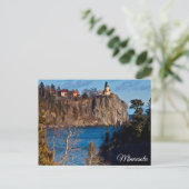 Split Rock Lighthouse Minnesota Jigzaag Puzzle Briefkaart (Staand voorkant)