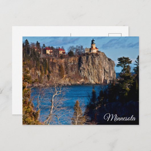 Split Rock Lighthouse Minnesota Jigzaag Puzzle Briefkaart (Voorkant / Achterkant)