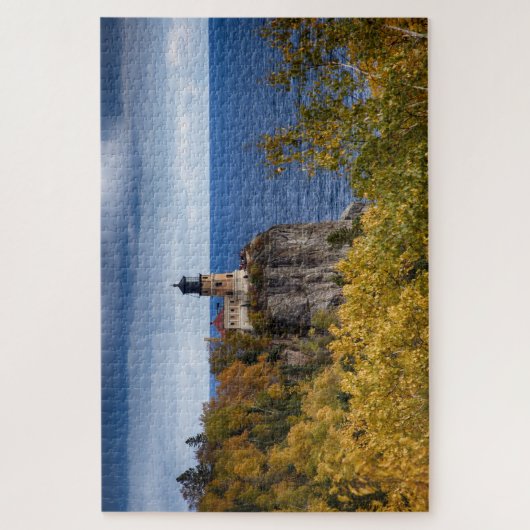 Split Rock Lighthouse Minnesota Jigzaag Puzzle Legpuzzel (Verticaal)