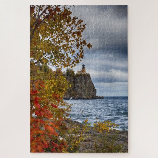 Split Rock Lighthouse Minnesota Jigzaag Puzzle Legpuzzel (Verticaal)