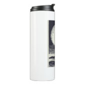 Split Rock Lighthouse Minnesota Maan Thermosbeker (Gedraaid links)