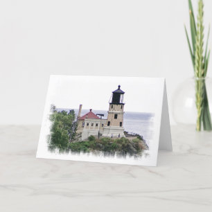 Split Rock Lighthouse Minnesota Photo Note Card Kaart