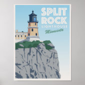 Split Rock Lighthouse, Minnesota Poster (Voorkant)