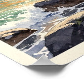 Split Rock Lighthouse Minnesota Reisposter uit het Poster (Hoek)