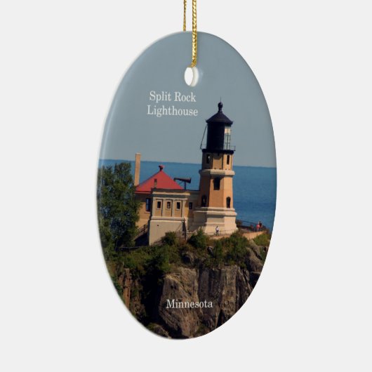 Split Rock Lighthouse orval ornament (Rechts)