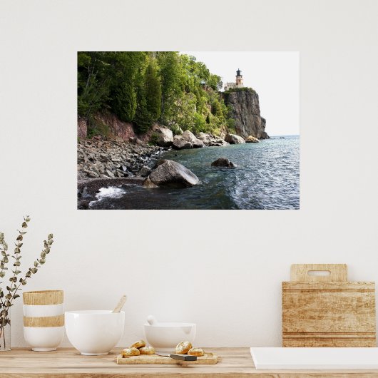 Split Rock Lighthouse Poster (Keuken)