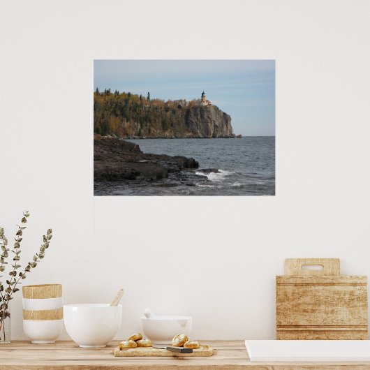 Split Rock Lighthouse Poster (Keuken)