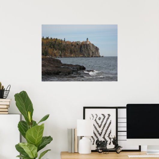 Split Rock Lighthouse Poster (Thuiskantoor)