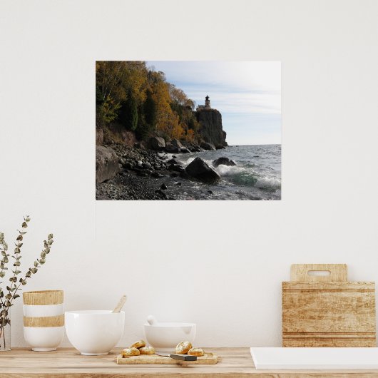 Split Rock Lighthouse Poster (Keuken)