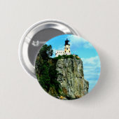 Split Rock Lighthouse Ronde Button 5,7 Cm (Voorkant /achterkant)