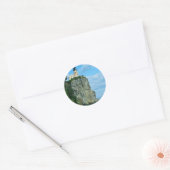 Split Rock Lighthouse Ronde Sticker (Envelop)