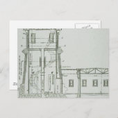 Split Rock Lighthouse Schematics Briefkaart (Voorkant / Achterkant)