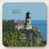 Split Rock Lighthouse set van 6 plastic onderzette Bier Onderzetter (Voorkant)