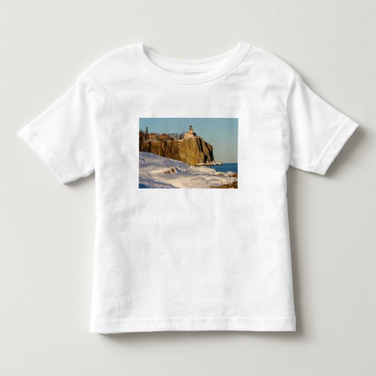 Split Rock Lighthouse State Park aan het meer Kinder Shirts (Voorkant)
