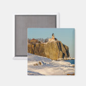 Split Rock Lighthouse State Park aan het meer Magneet (Voorkant / Achterkant)