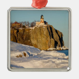 Split Rock Lighthouse State Park aan het meer Metalen Ornament