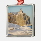 Split Rock Lighthouse State Park aan het meer Metalen Ornament (Links)