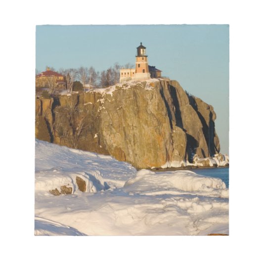 Split Rock Lighthouse State Park aan het meer Notitieblok (Voorkant)