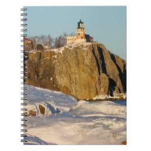 Split Rock Lighthouse State Park aan het meer Notitieboek