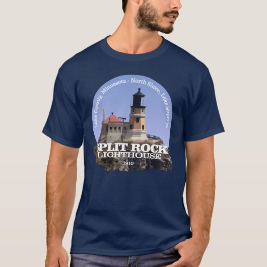 Split Rock Lighthouse T-shirt (Voorkant)