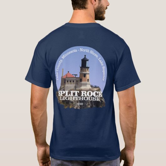 Split Rock Lighthouse T-shirt (Achterkant)