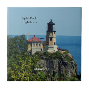 Split Rock Lighthouse tile Tegeltje