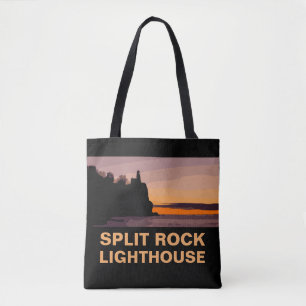 SPLIT ROCK LIGHTHOUSE TOTE BAG