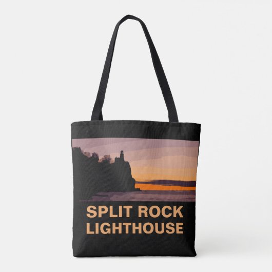 SPLIT ROCK LIGHTHOUSE TOTE BAG (Achterkant)