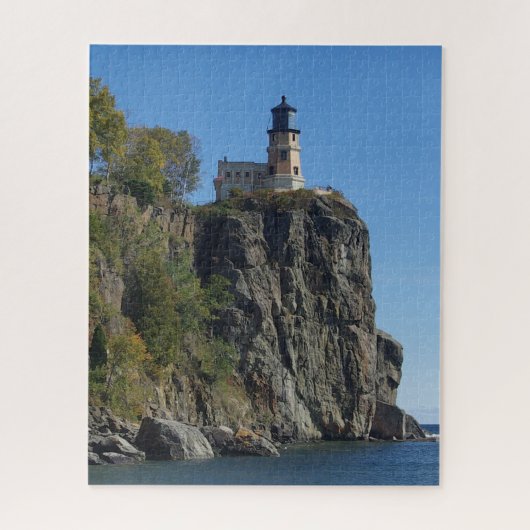Split Rock Lighthouse van strand Jigzaag Puzzle Legpuzzel (Verticaal)