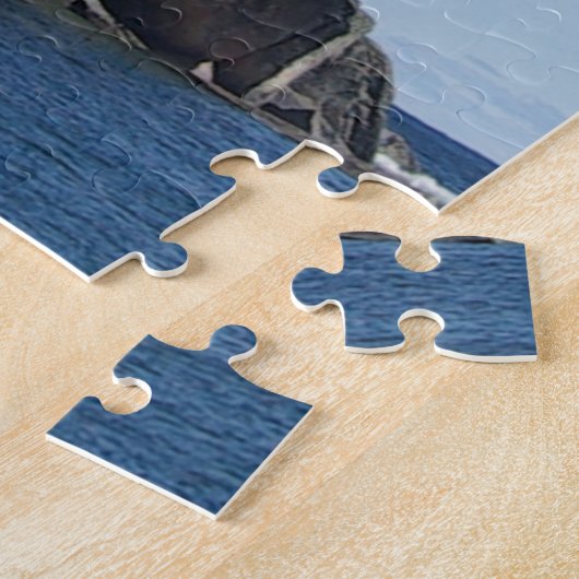 Split Rock Lighthouse van strand Jigzaag Puzzle Legpuzzel (Zijkant)